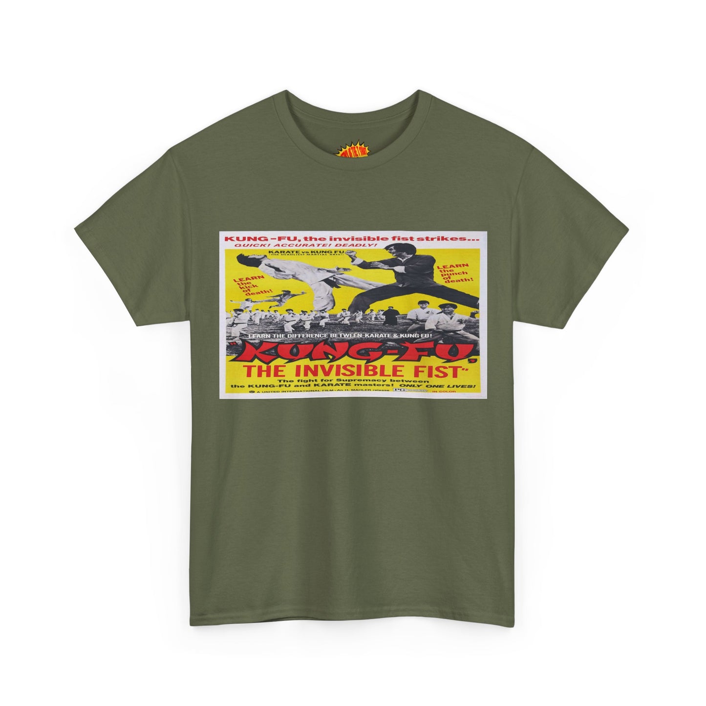 Kung Fu The Invisible Fist Movie Poster T-Shirt *Multiple Colors*
