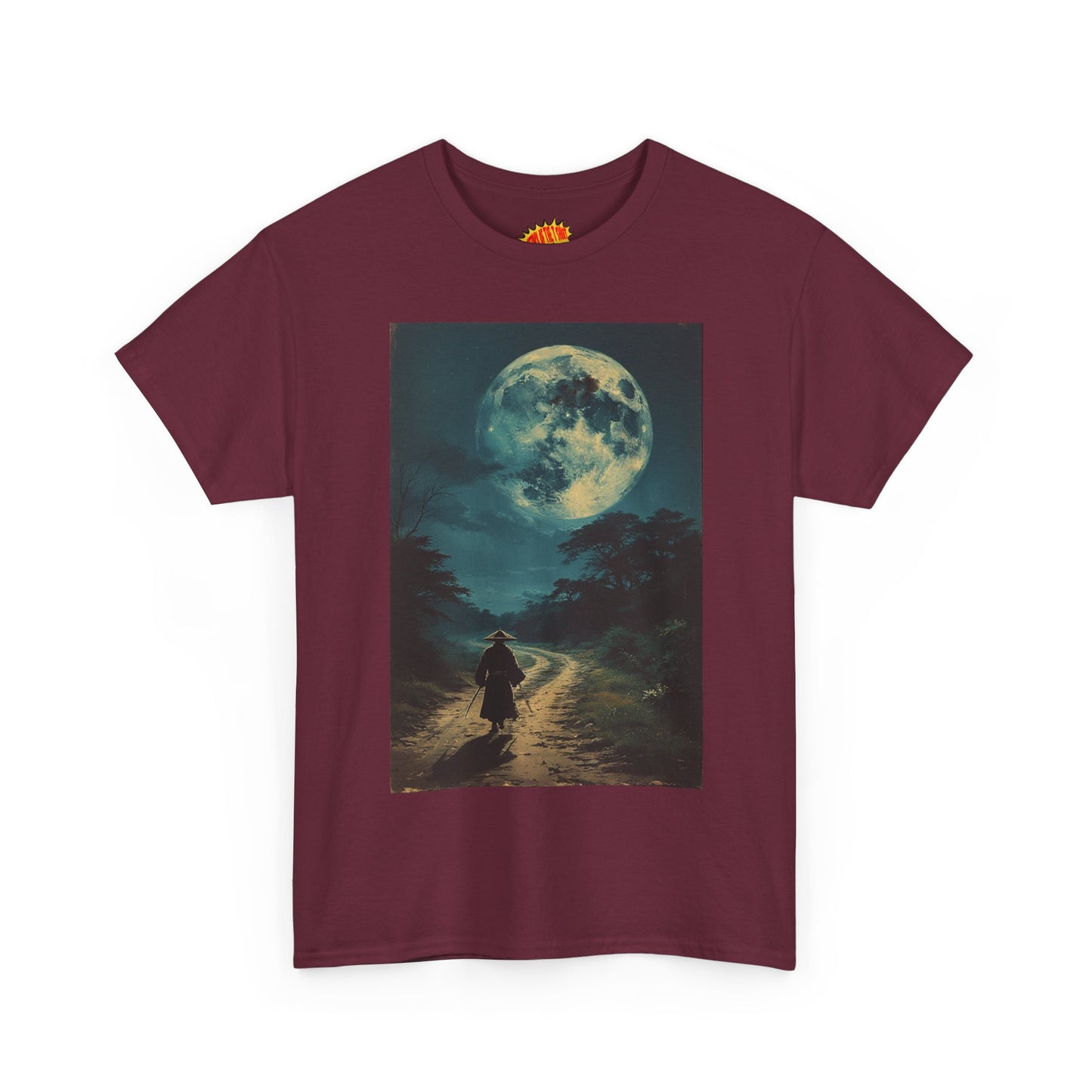 Walking Samurai w/Full Moon T-Shirt *Multiple Colors*
