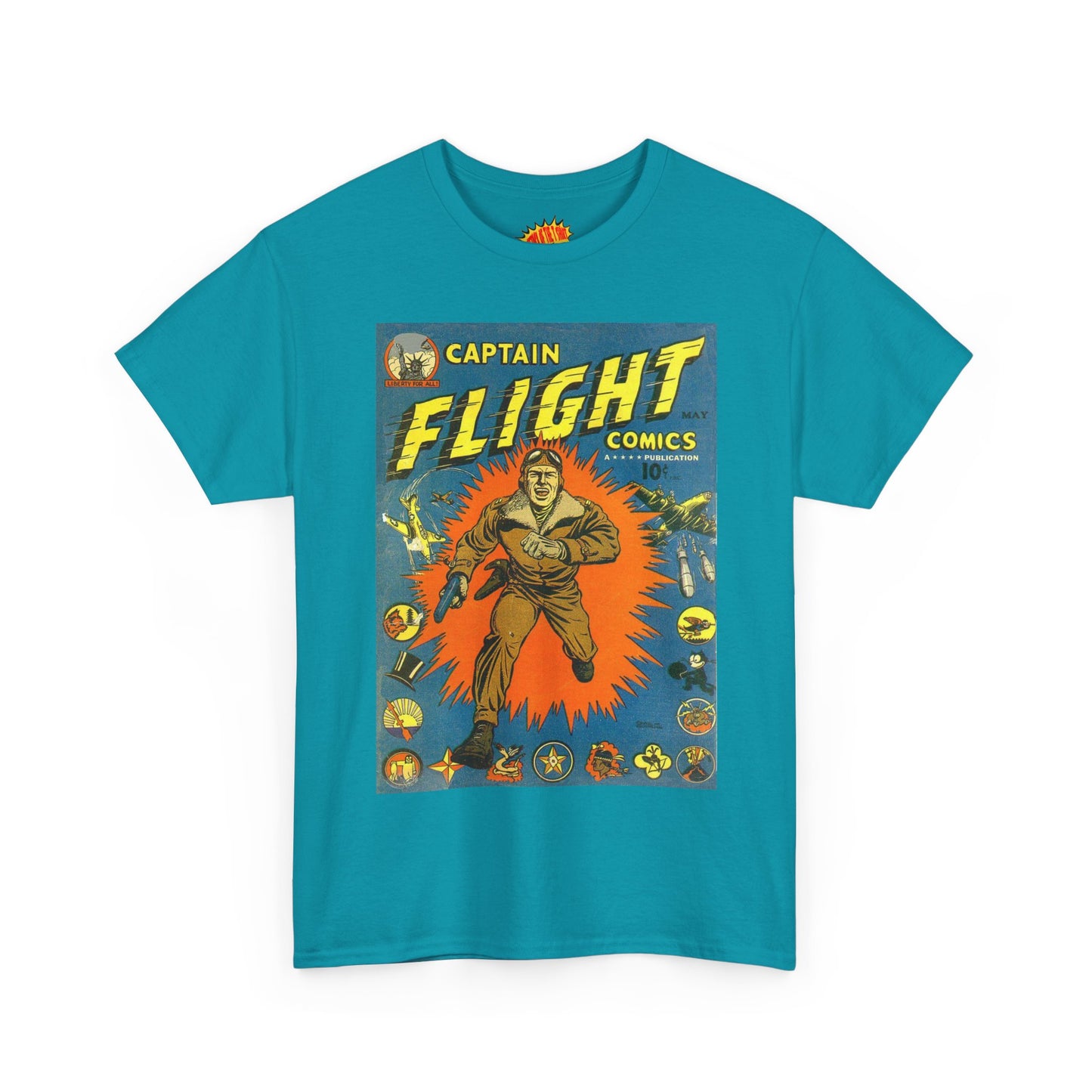 Captain Flight May Comic Tee Shirt *Multiple Colors*