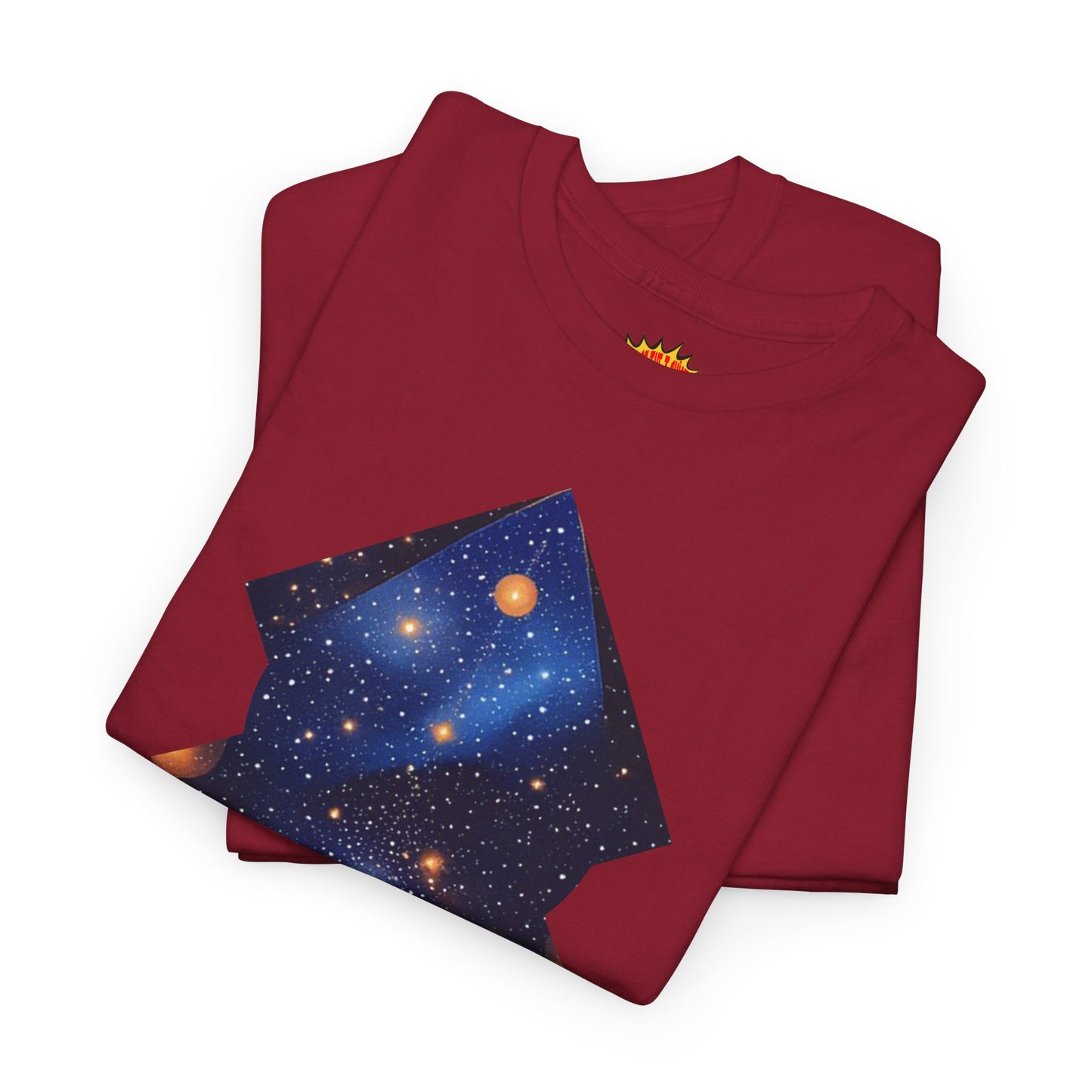 Geometric Shaped Galaxy Graphic Space Art Tee Shirt *Multiple Colors*