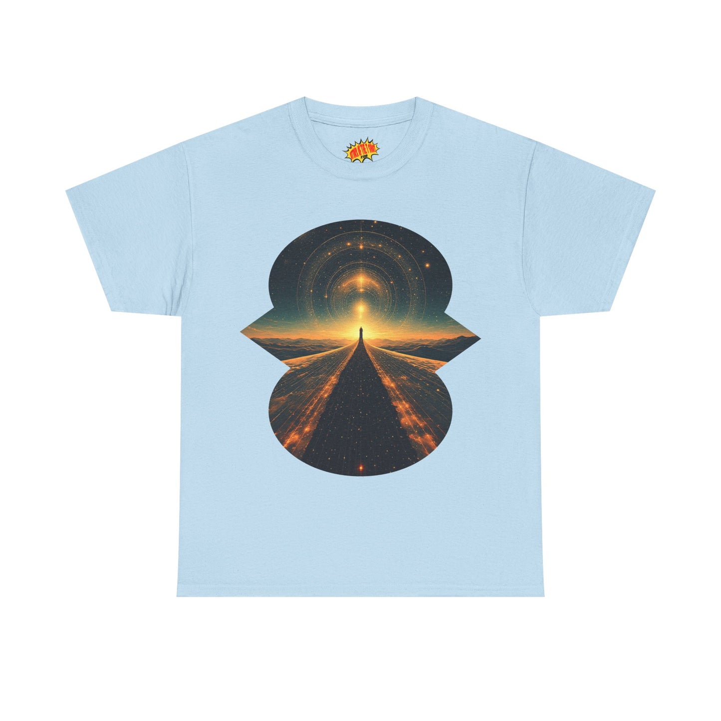 Cosmic Path Space Graphic Art Tee Shirt *Multiple Colors*