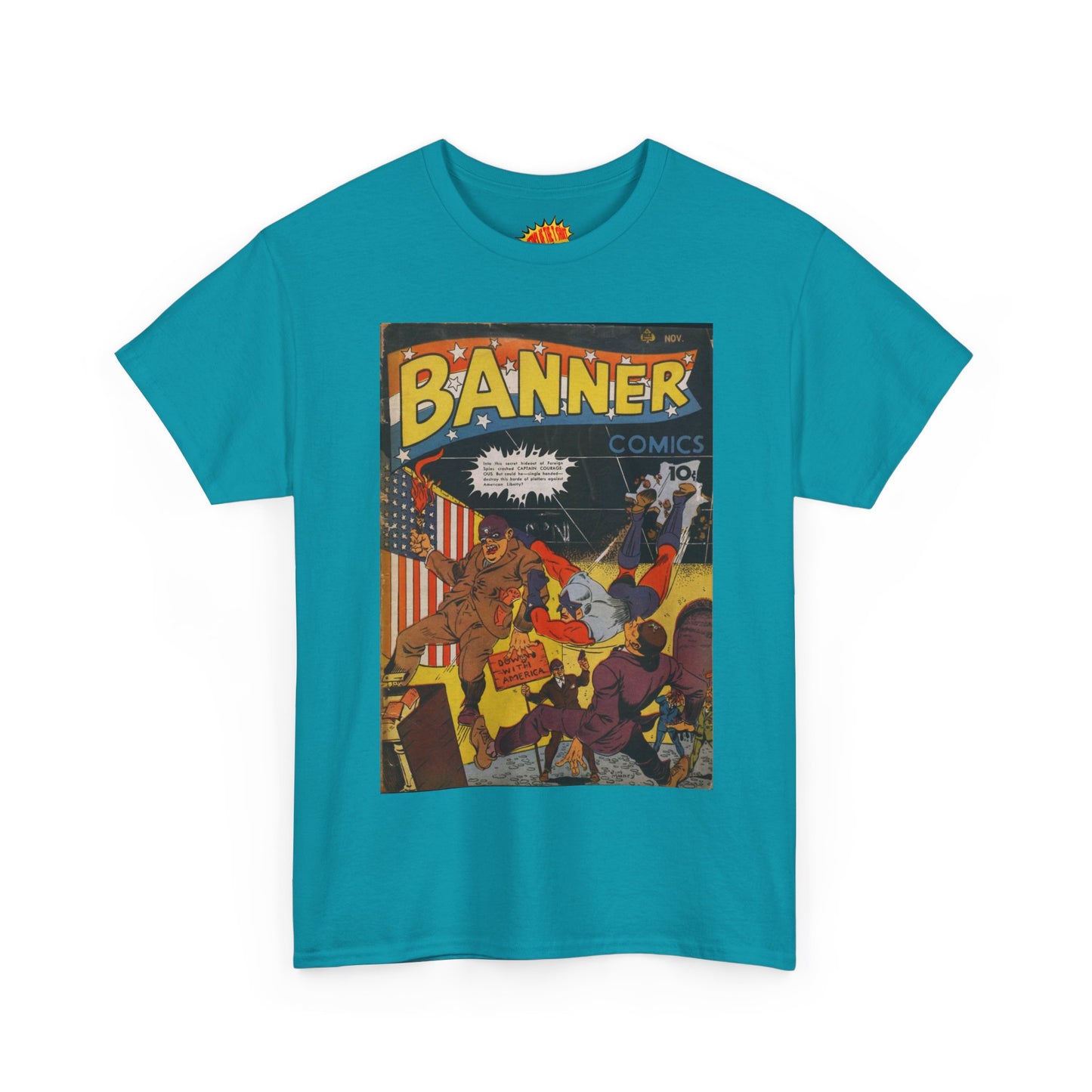 Banner Nov. Comic Tee Shirt *Multiple Colors*