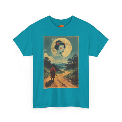 Walking Samurai w/Cloud Moon Woman T-Shirt