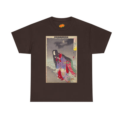 Kiyohime - 36 Ghosts Yoshitoshi Heavy Cotton Tee Many Sizes and Colors Available