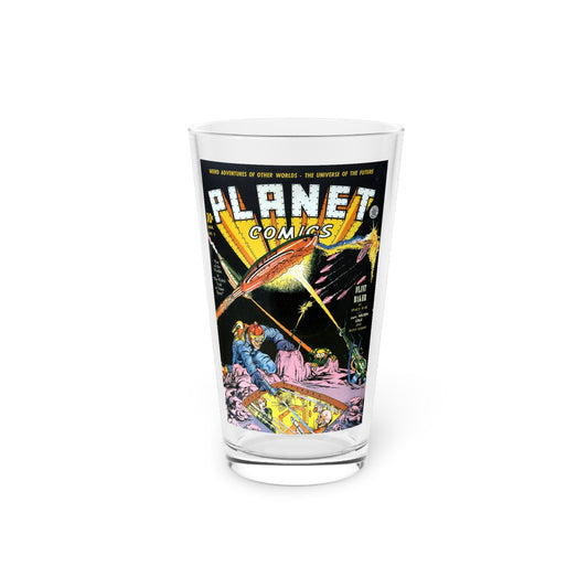 Planet Comics #3 Pint Glass, 16oz