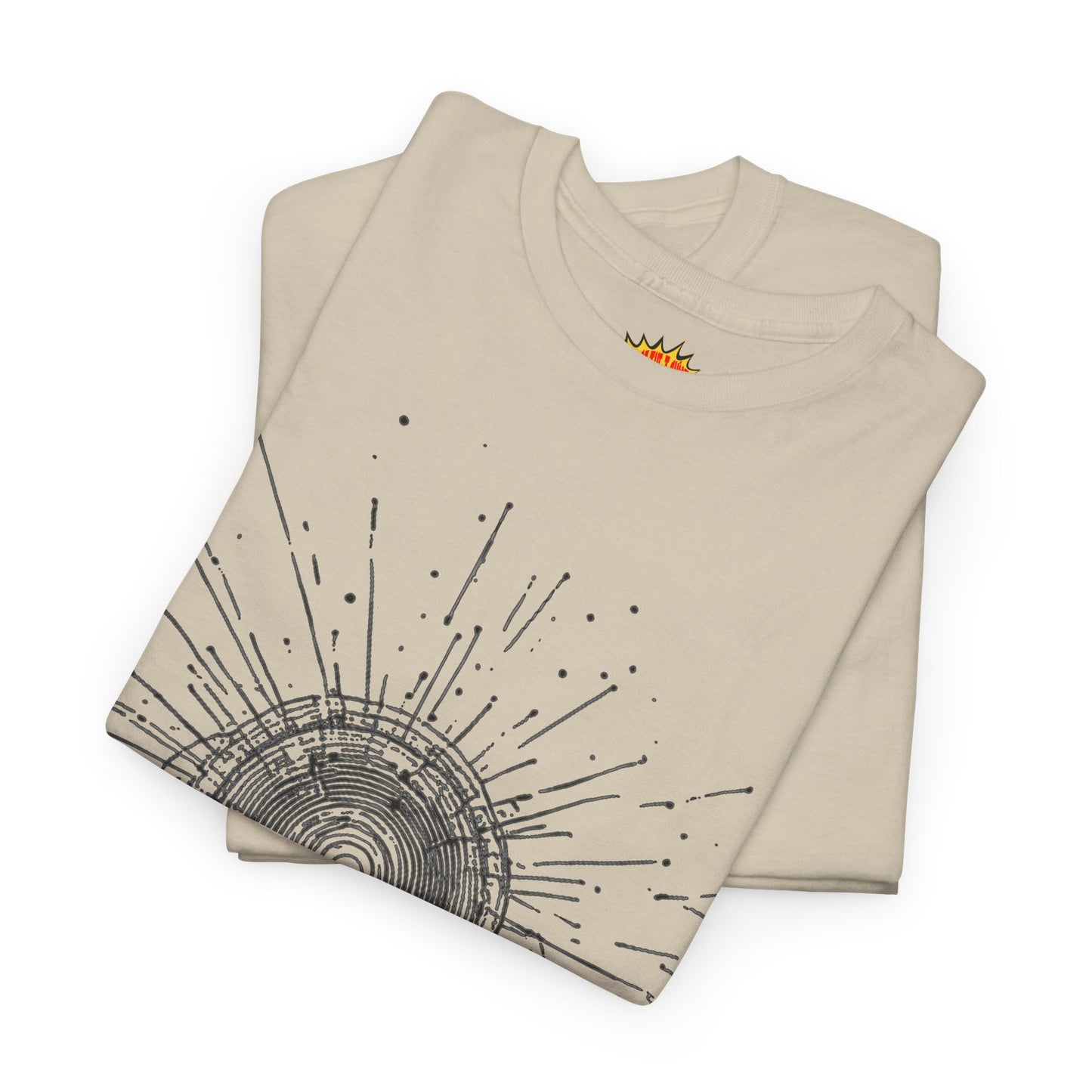 Circle Line Drawing Graphic Art Tee Shirt *Multiple Colors*