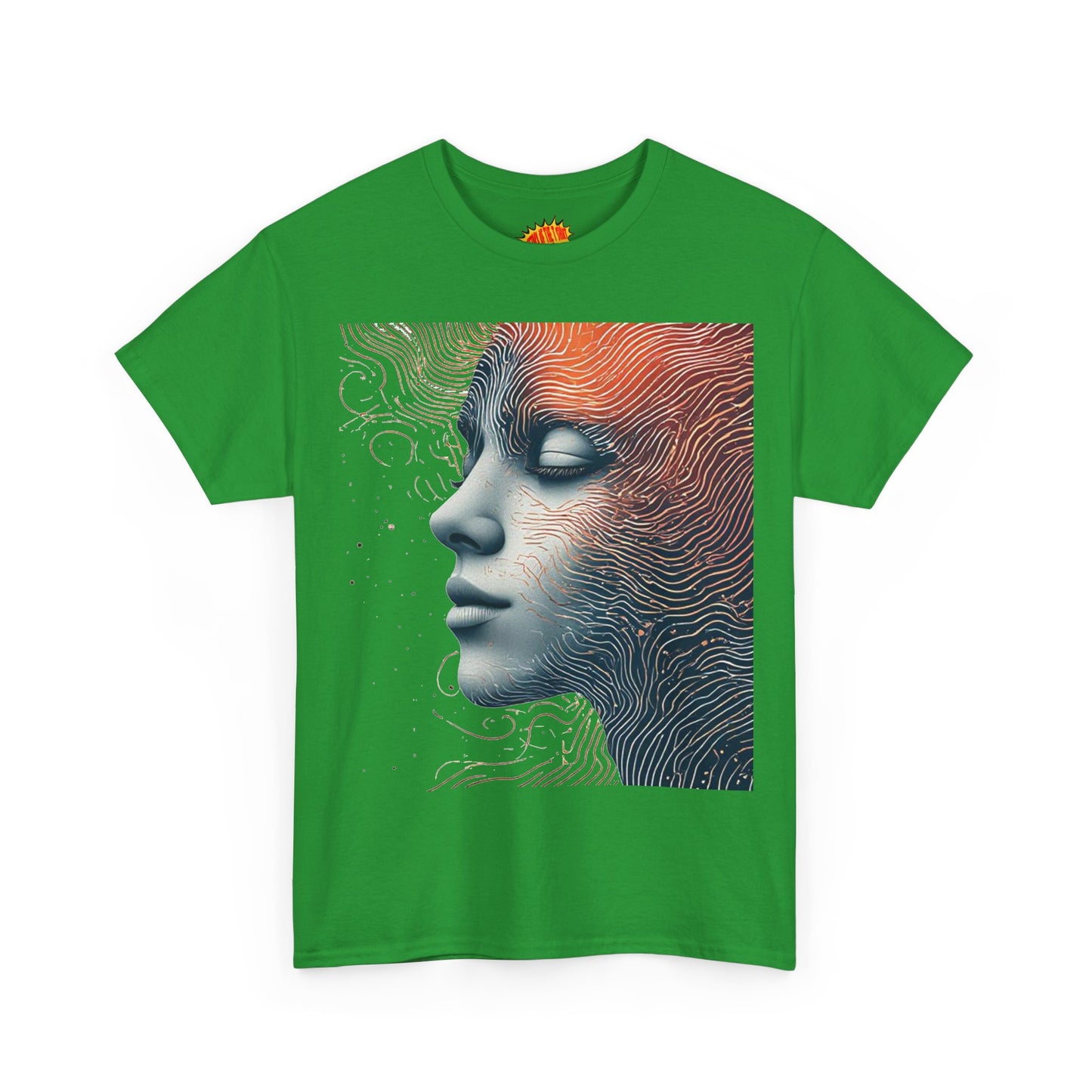Graphic Art Face Tee Shirt *Multiple Colors*