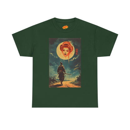 Walking Samurai w/Blood Moon Woman T-Shirt