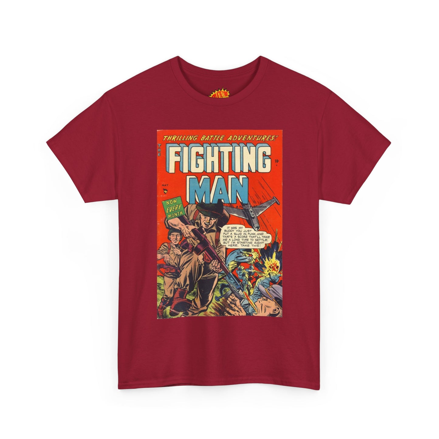 The Fighting Man May Comic Tee Shirt *Multiple Colors*