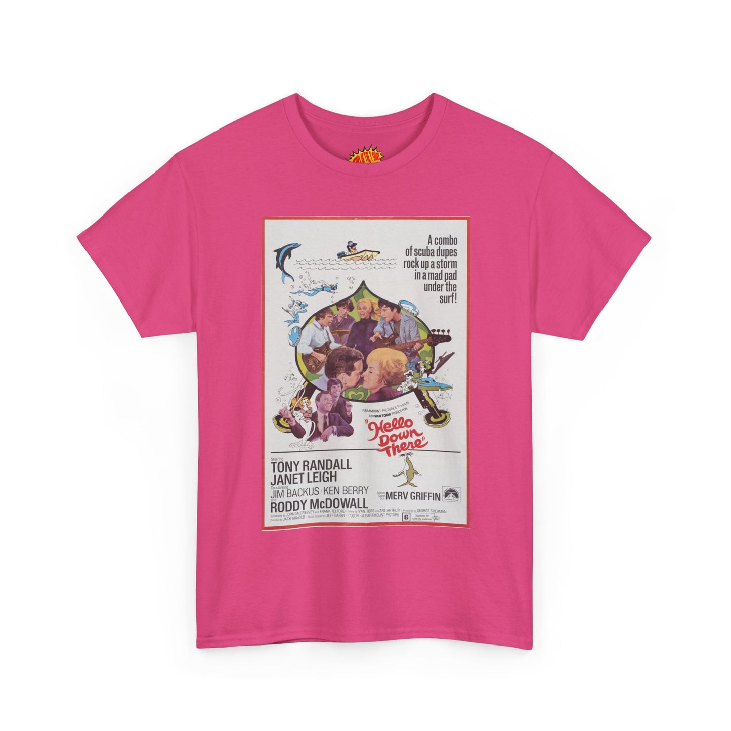 Hello Down There Movie Poster T-Shirt *Multiple Colors*