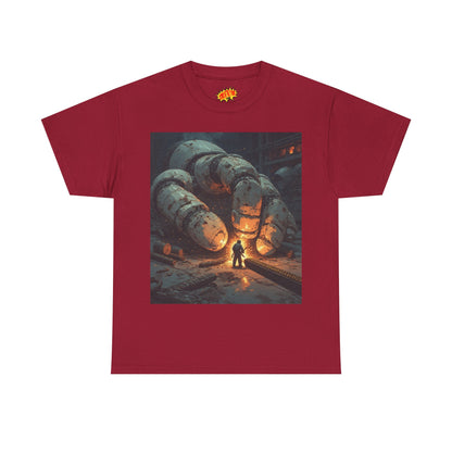 Anime Factory Welder w/Giant Robot Mech Hand T-Shirt