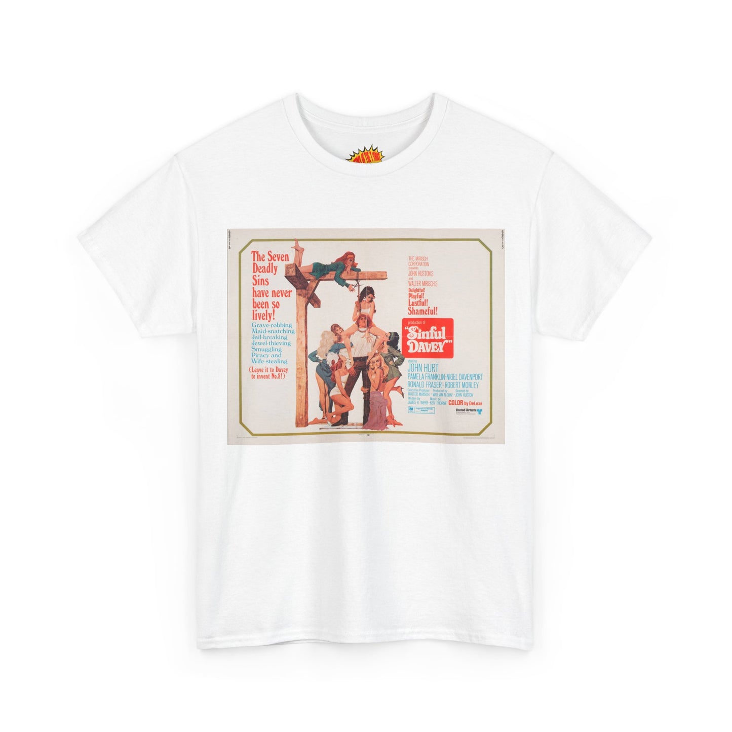 Sinful Davey Movie Poster T-Shirt *Multiple Colors*
