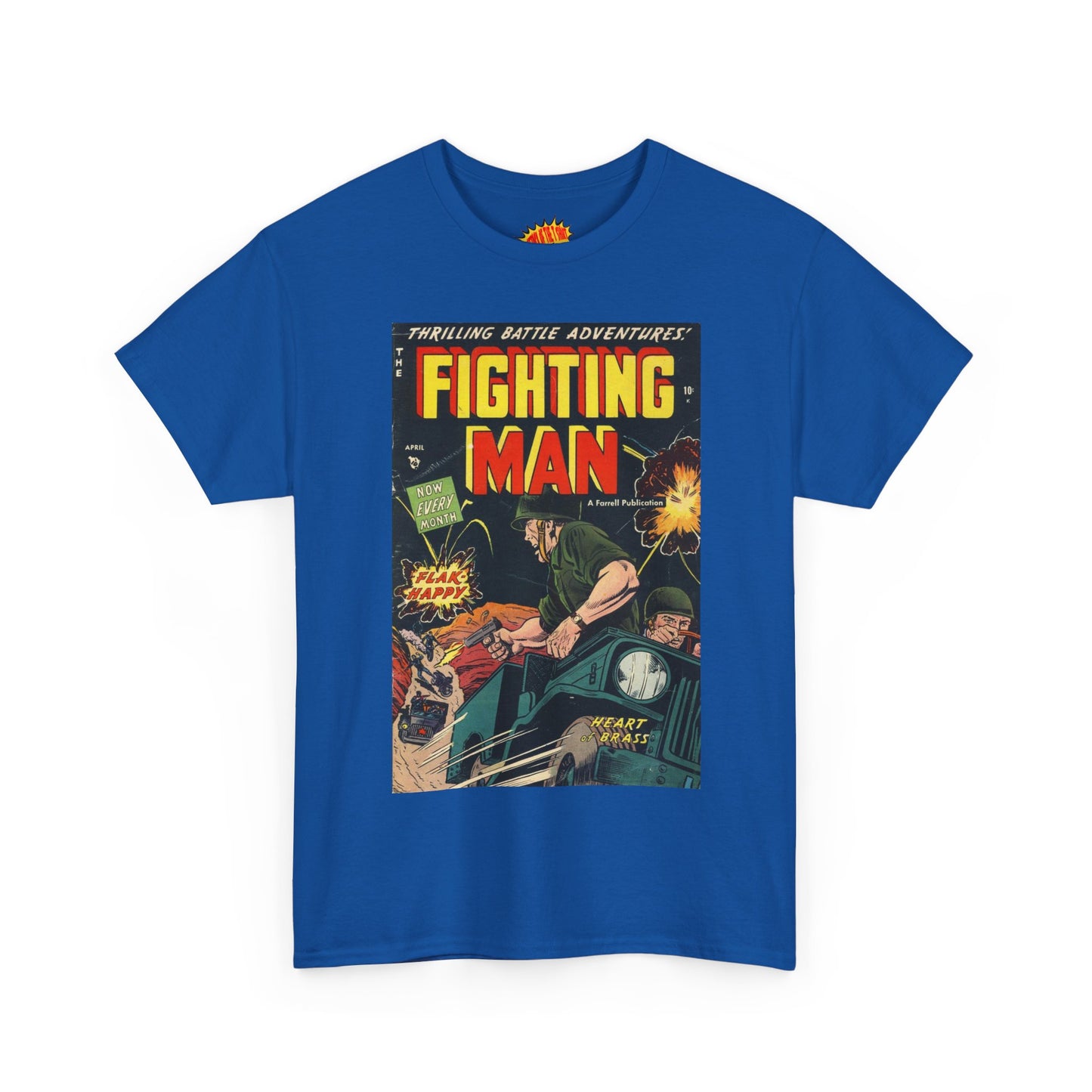 The Fighting Man April Comic Tee Shirt *Multiple Colors*