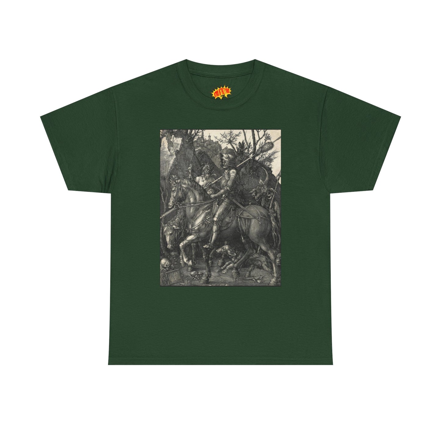 Knight. Death and the Devil - Albrecht Durer. Heavy Cotton Tee Many Colors/Sizes