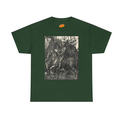 Knight. Death and the Devil - Albrecht Durer. Heavy Cotton Tee Many Colors/Sizes