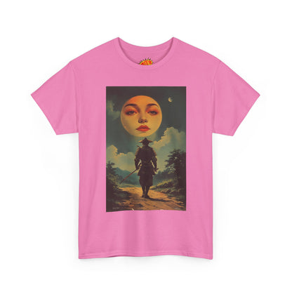 Walking Samurai w/Blood Moon Face T-Shirt