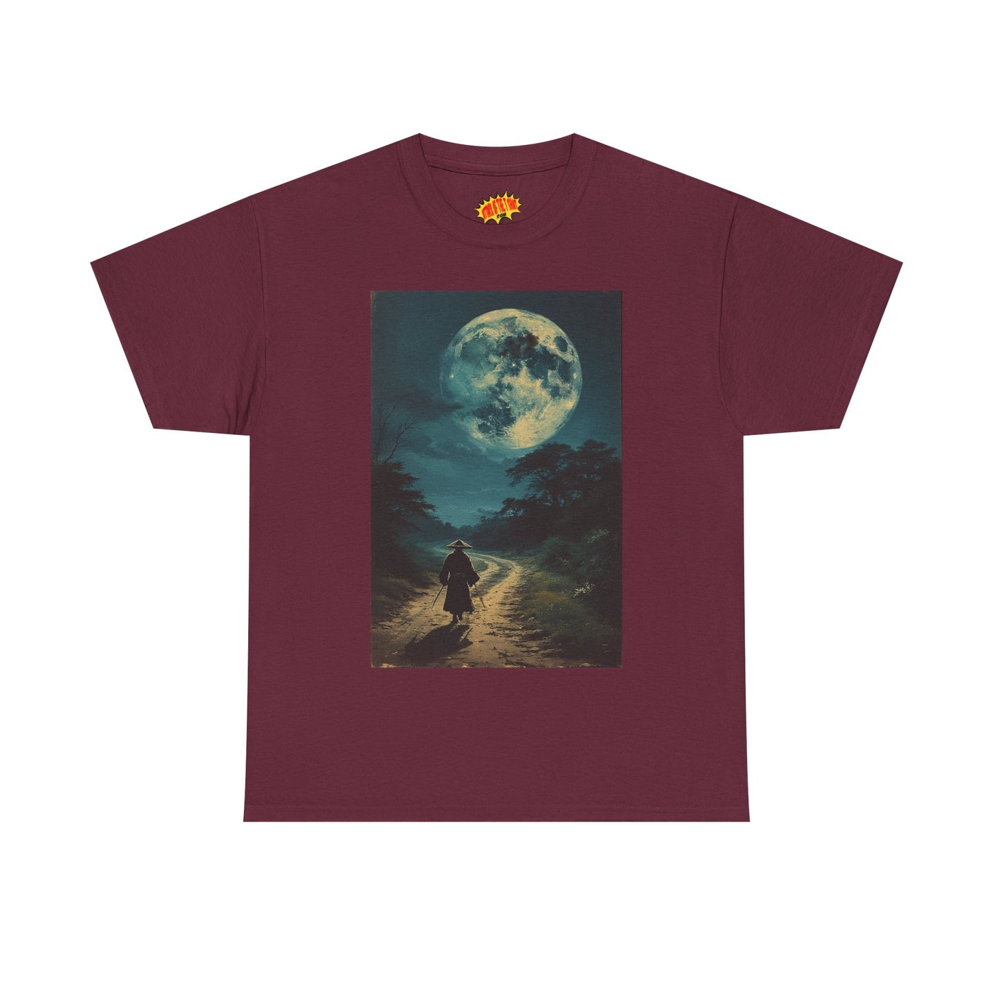 Walking Samurai w/Full Moon T-Shirt *Multiple Colors*