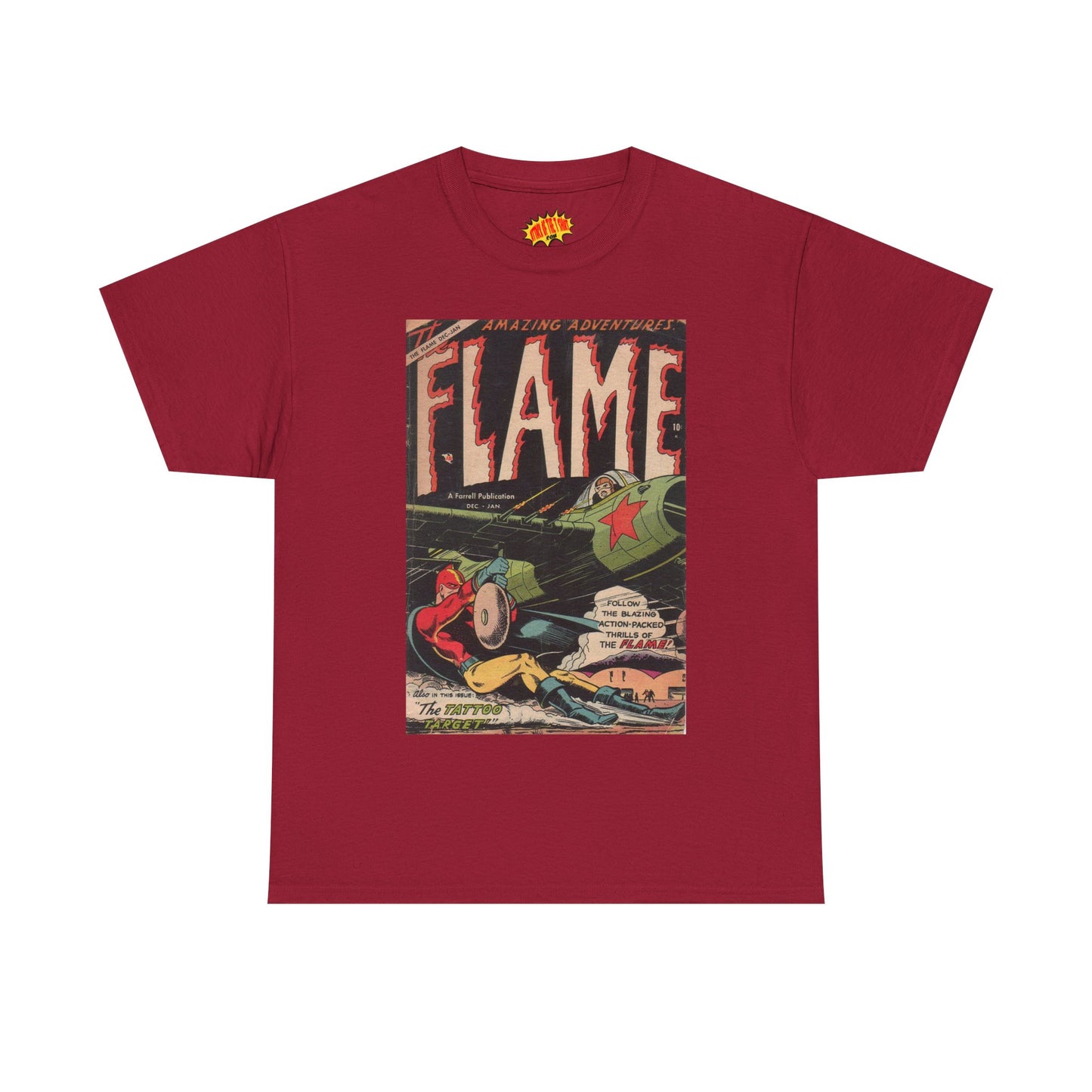 The Flame December - January Comic Tee Shirt *Multiple Colors*