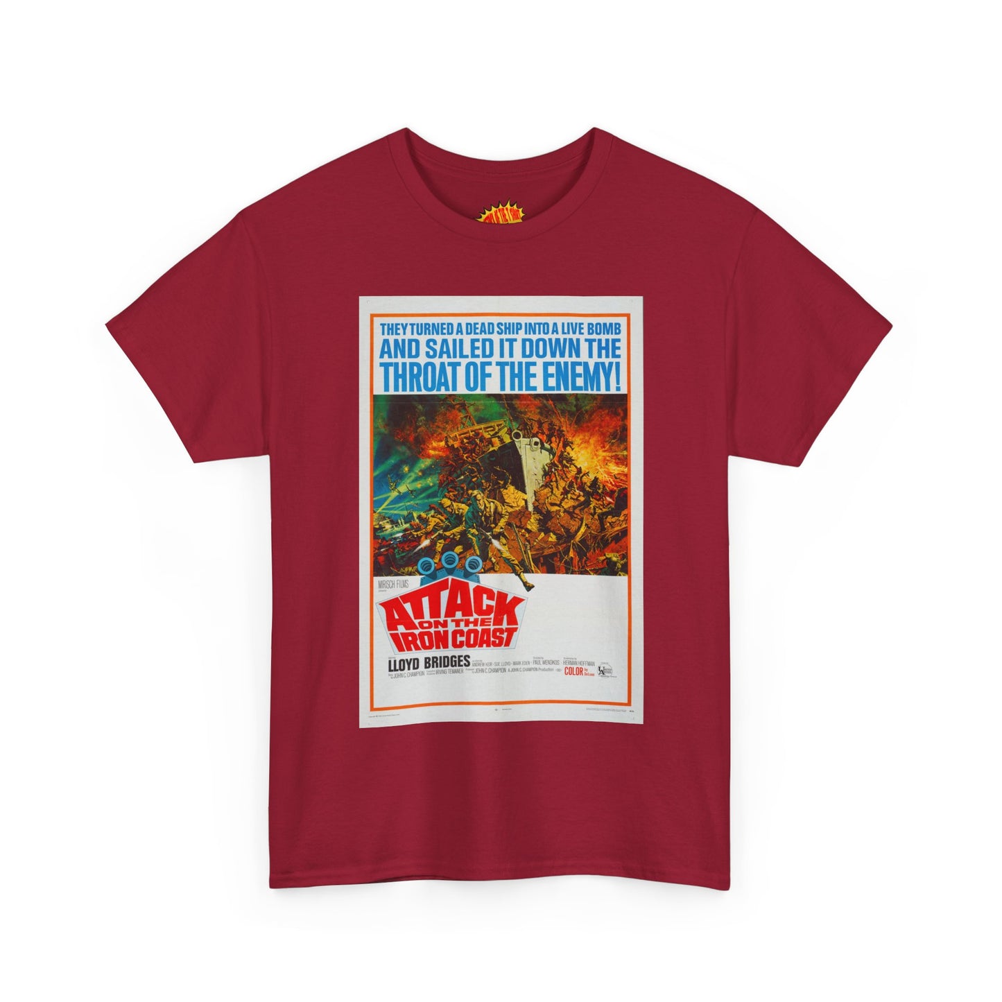 Attack on the Iron Coast Movie Poster T-Shirt *Multiple Colors*