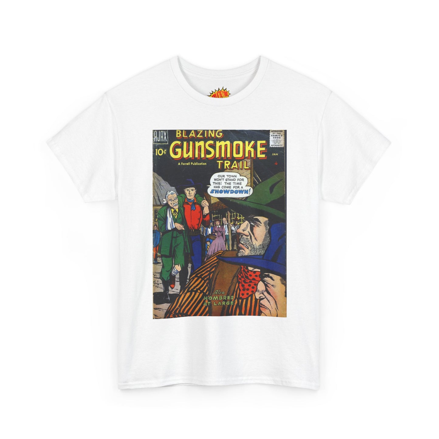 Gunsmoke Trail January Comic Tee Shirt *Multiple Colors*