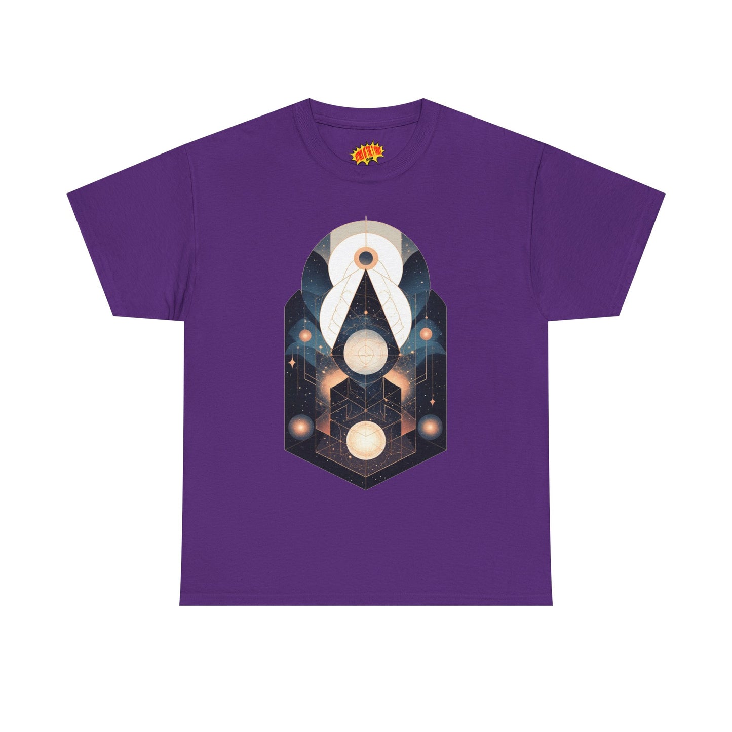 Geometric Space Art Pattern Graphic Tee Shirt *Multiple Colors*