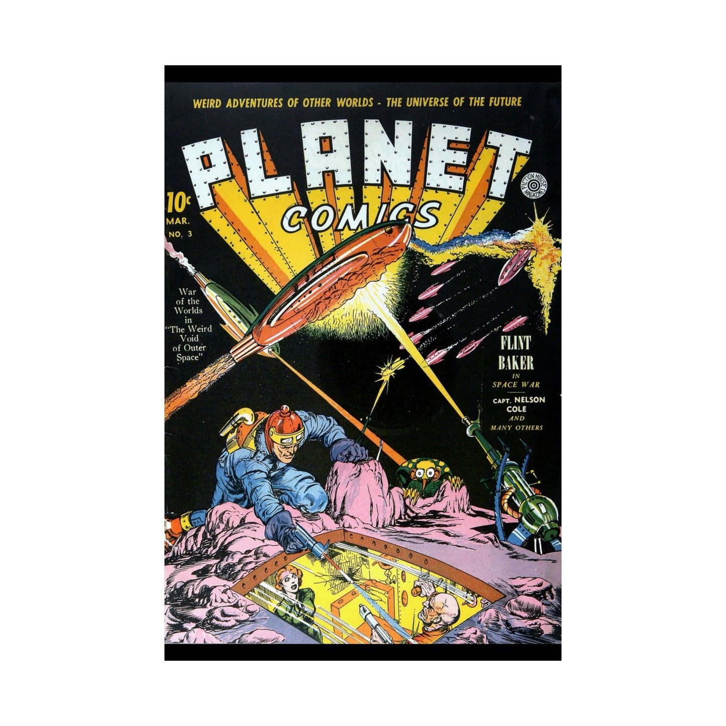 Planet Comics #3 Matte Vertical Posters