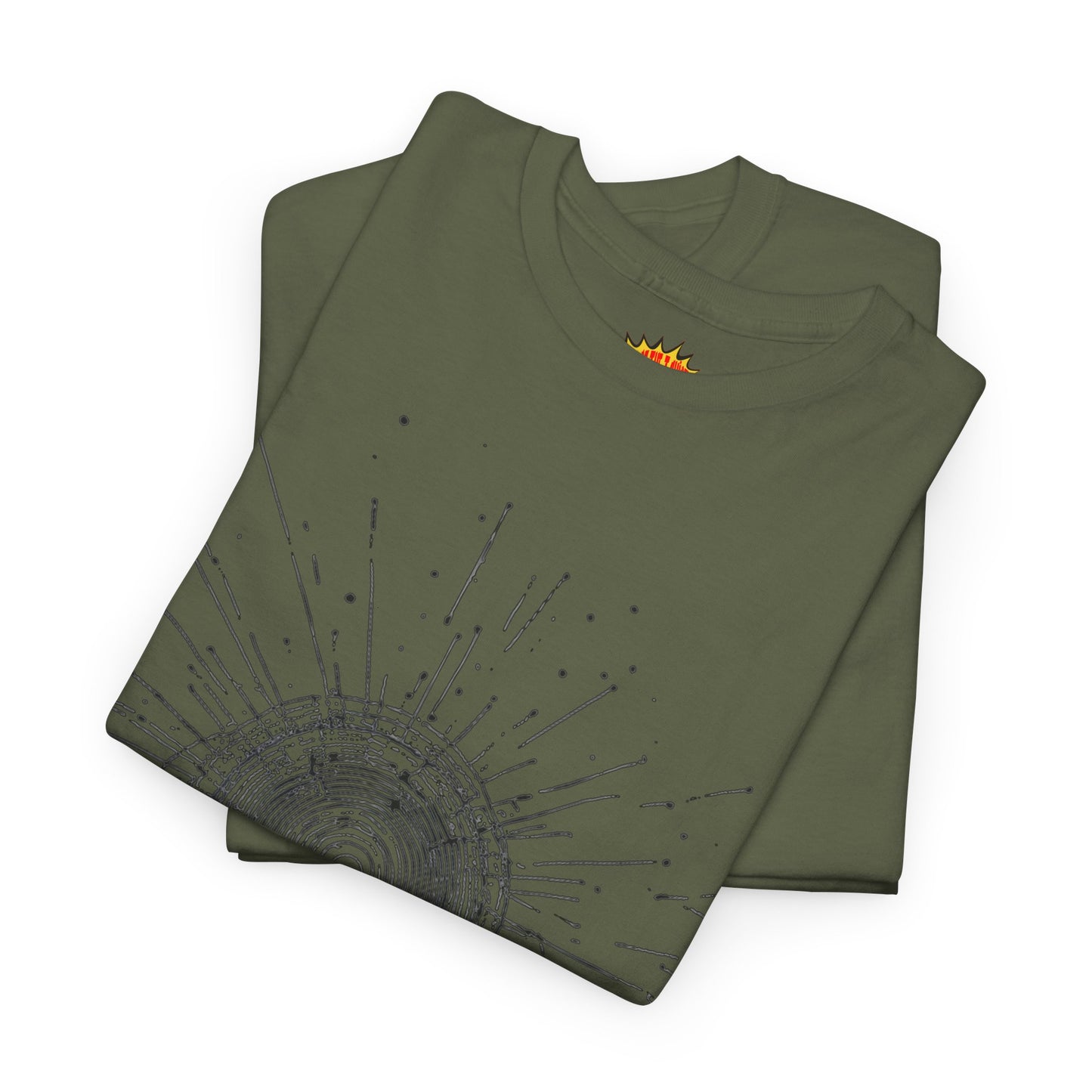 Circle Line Drawing Graphic Art Tee Shirt *Multiple Colors*