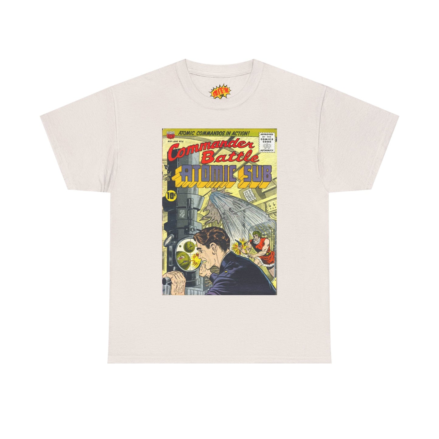 Commander Battle Atomic Sub No. 6 Comic Tee Shirt *Multiple Colors*
