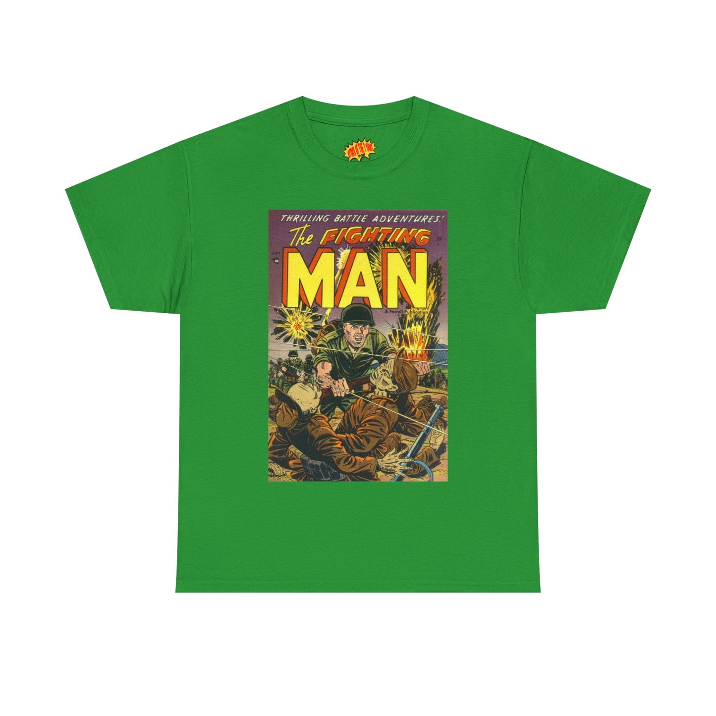 The Fighting Man September Comic Tee Shirt *Multiple Colors*