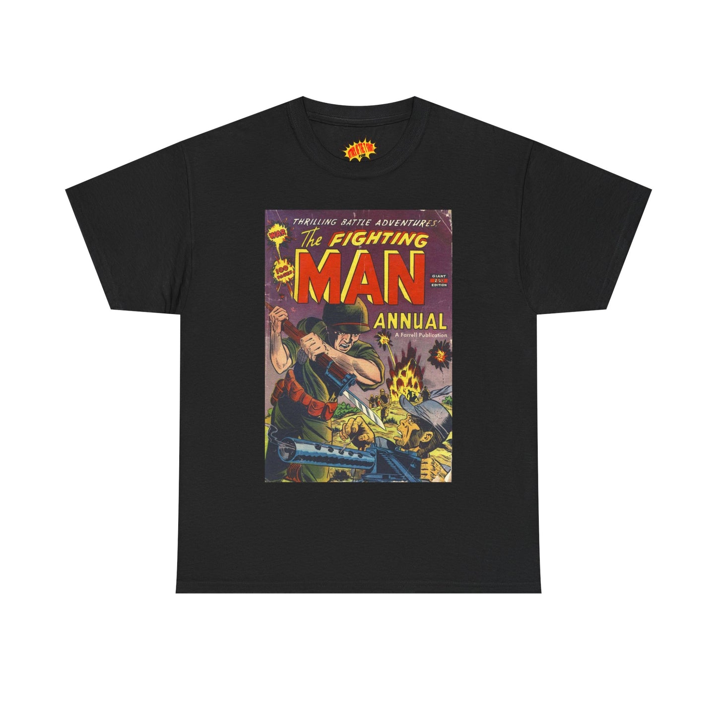 The Fighting Man Annual Comic Tee Shirt *Multiple Colors*