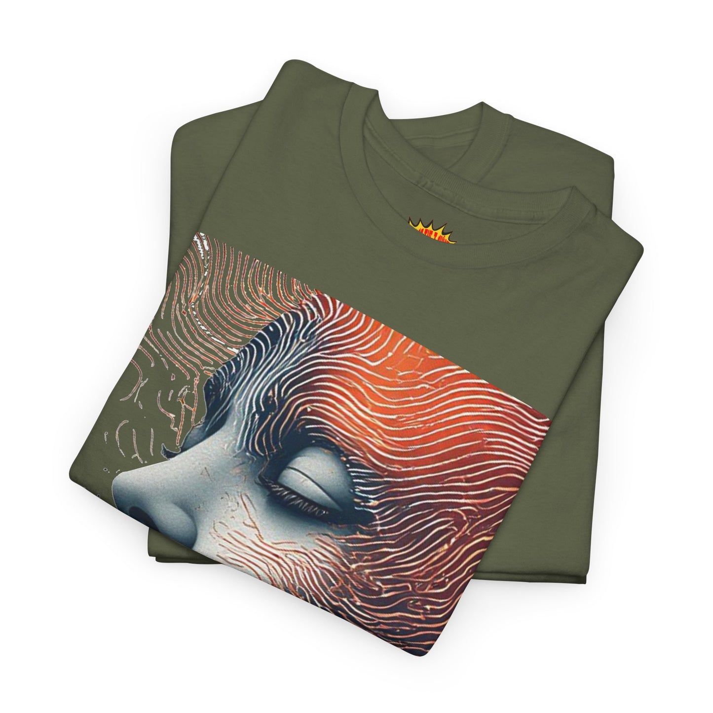 Graphic Art Face Tee Shirt *Multiple Colors*