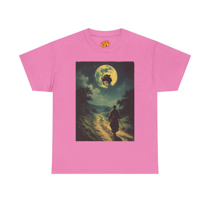 Travelling Samurai w/Moon Geisha Woman T-Shirt