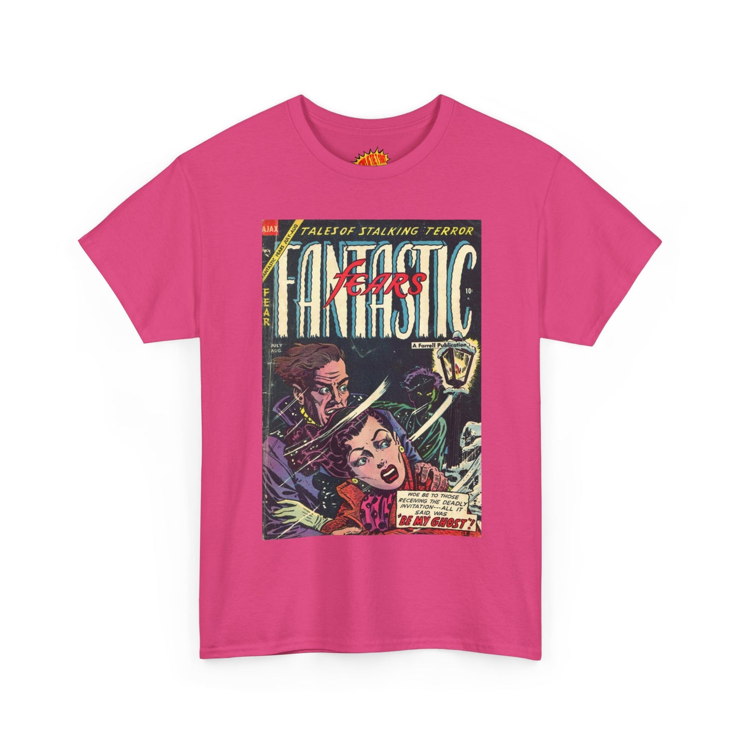 Fantastic Fears July - August Comic Tee Shirt *Multiple Colors*
