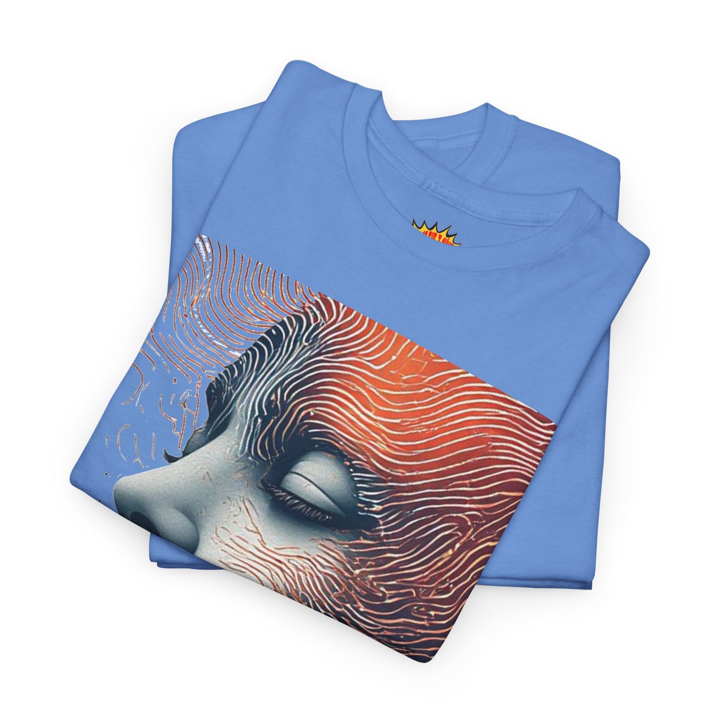 Graphic Art Face Tee Shirt *Multiple Colors*