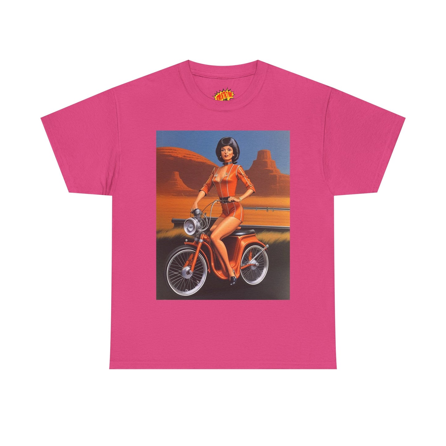 Retro Scooter Lady T-Shirt *Multiple Colors*