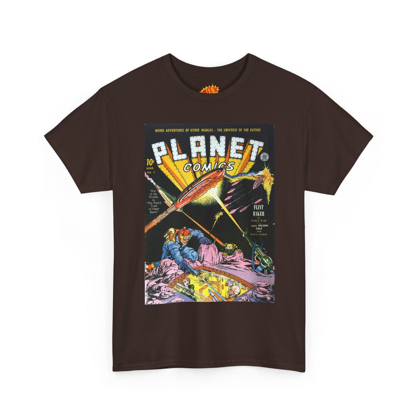 Planet Comics #3 - Heavy Cotton Tee *Dark Colors*