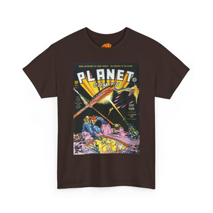 Planet Comics #3 - Heavy Cotton Tee *Dark Colors*