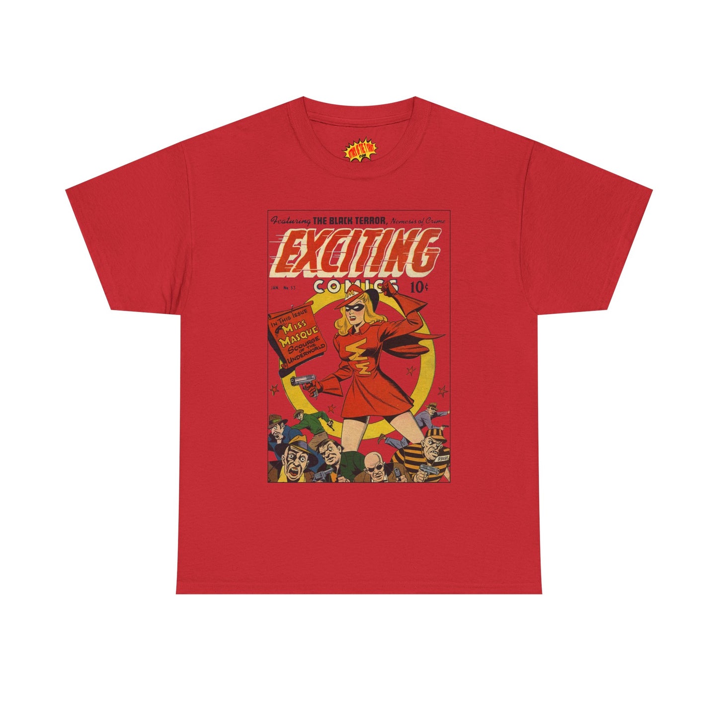 Exciting Comics #53 - Heavy Cotton Tee *Many Sizes and Colors Available*