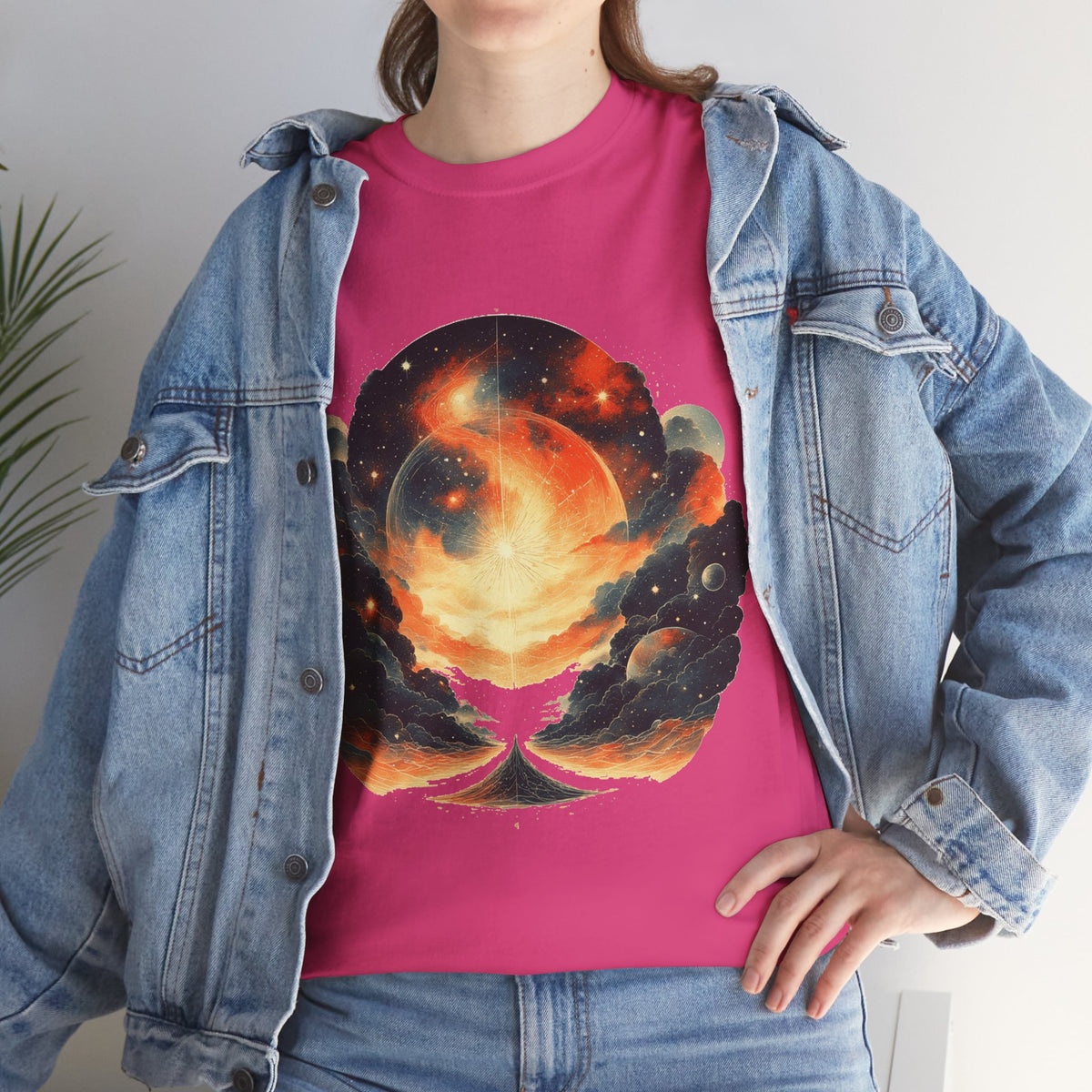 Moonscape w/Clouds Graphic Tee Shirt