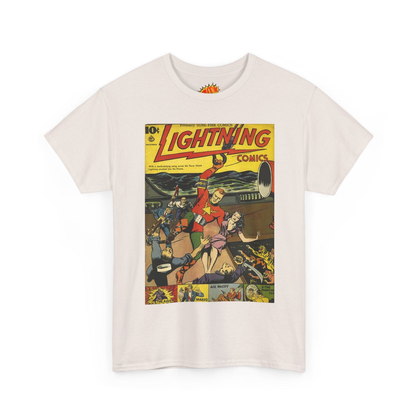 Lightning Comics December Comic Tee Shirt *Multiple Colors*