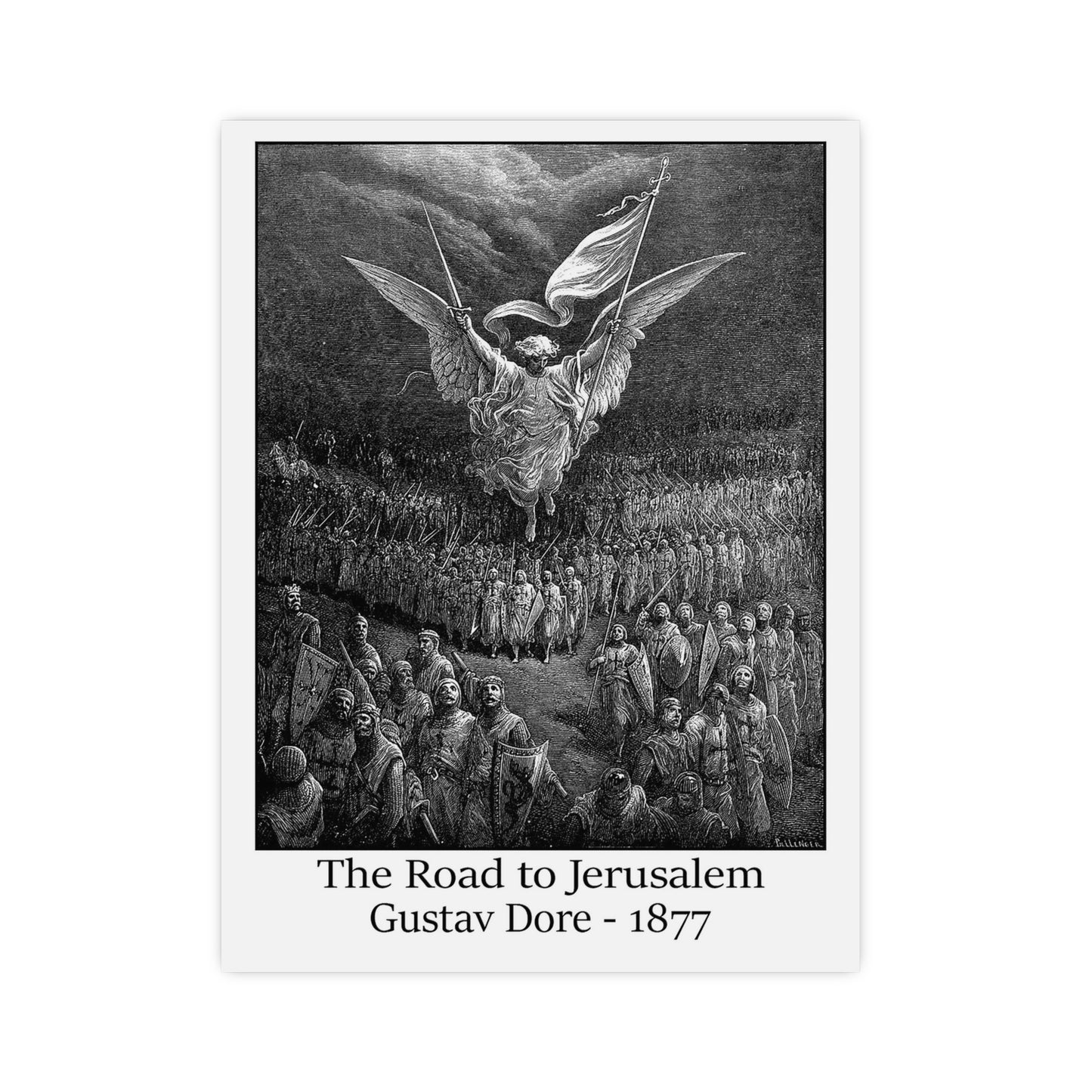 The Road to Jerusalem - Gustav Dore, 1877