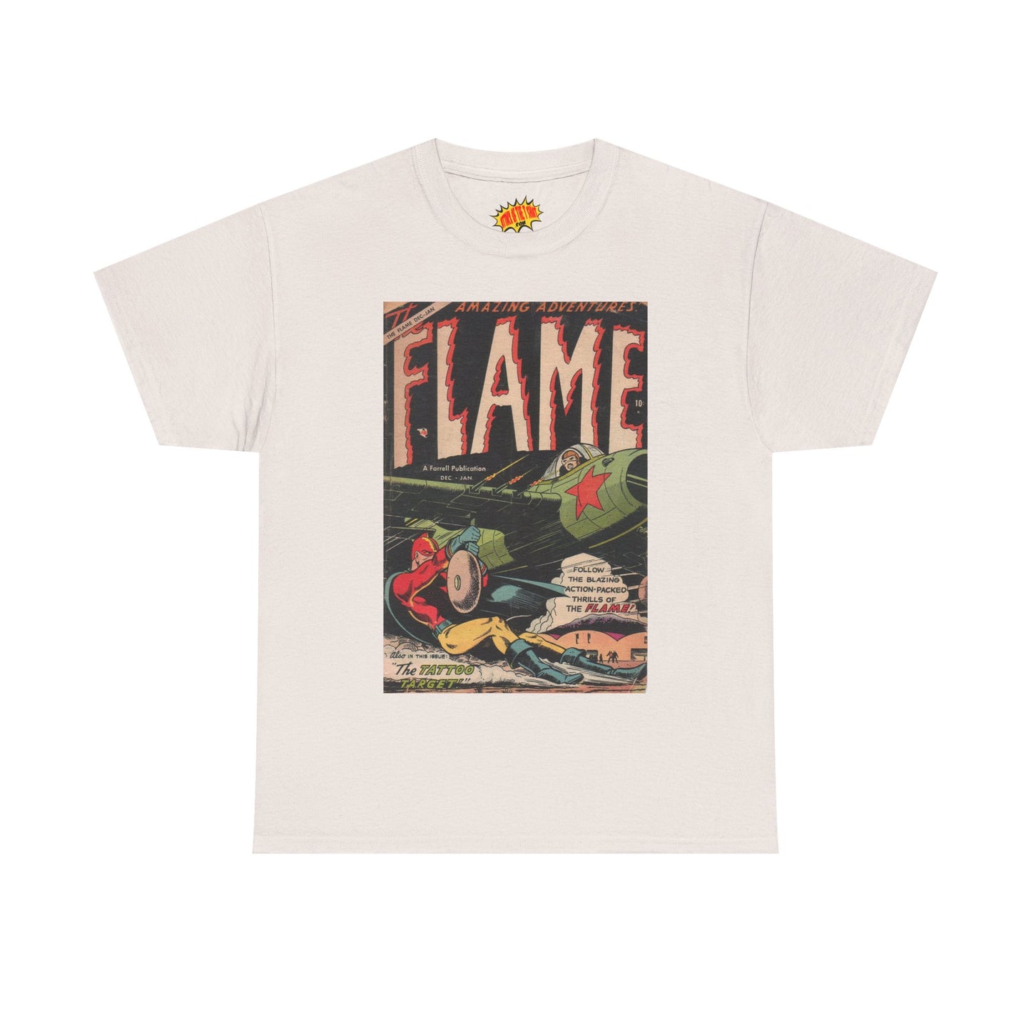 The Flame December - January Comic Tee Shirt *Multiple Colors*