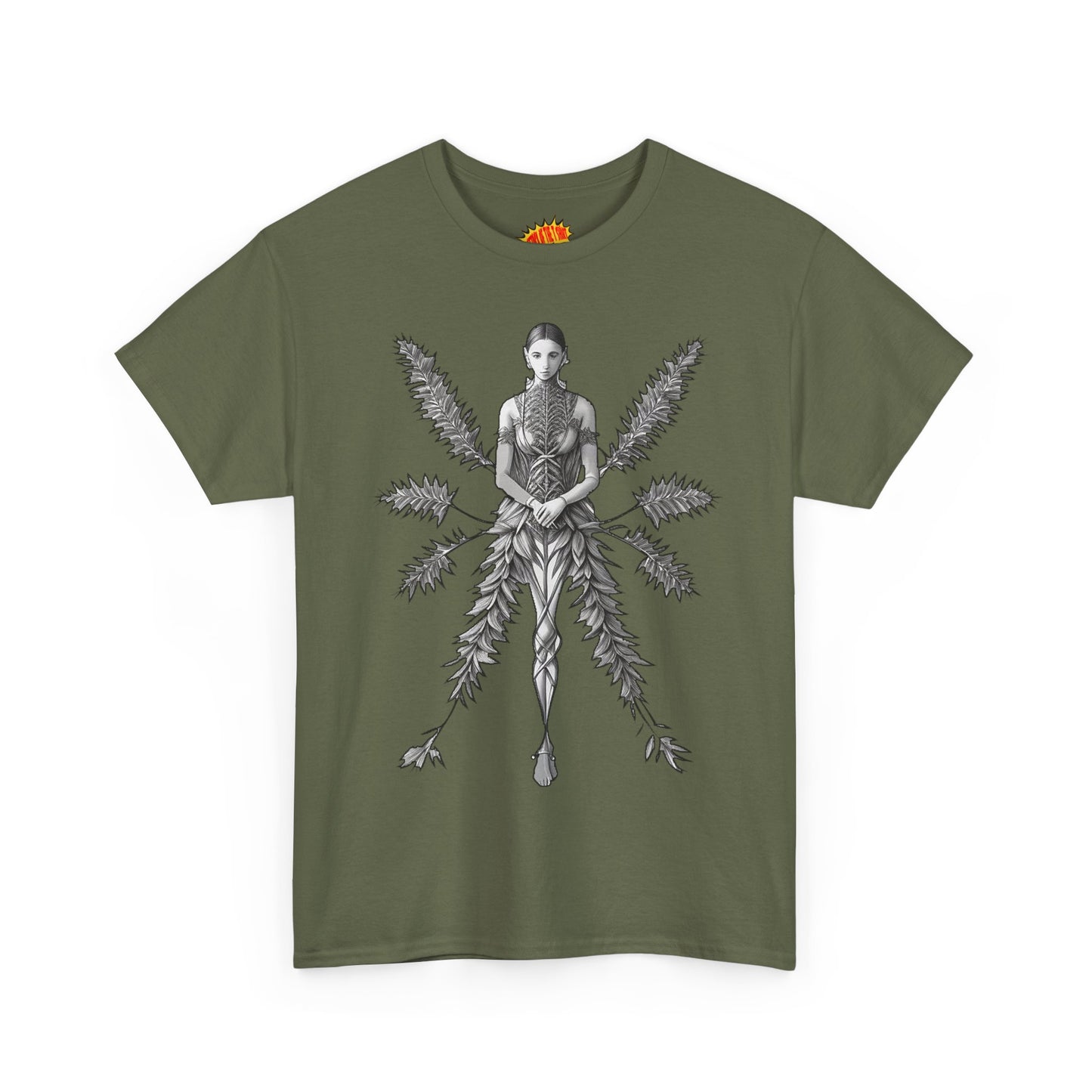 Plant Woman Abstract Tee Shirt *Multiple Colors*