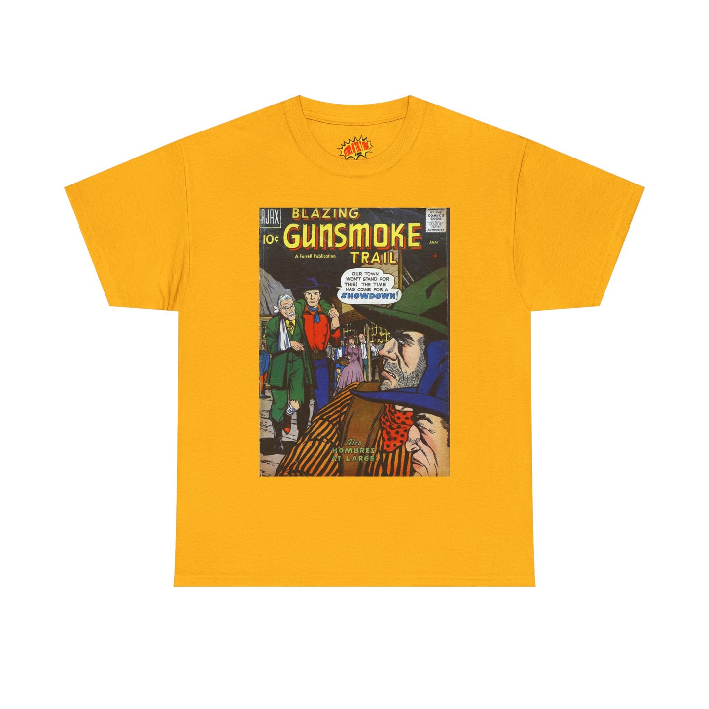Gunsmoke Trail January Comic Tee Shirt *Multiple Colors*