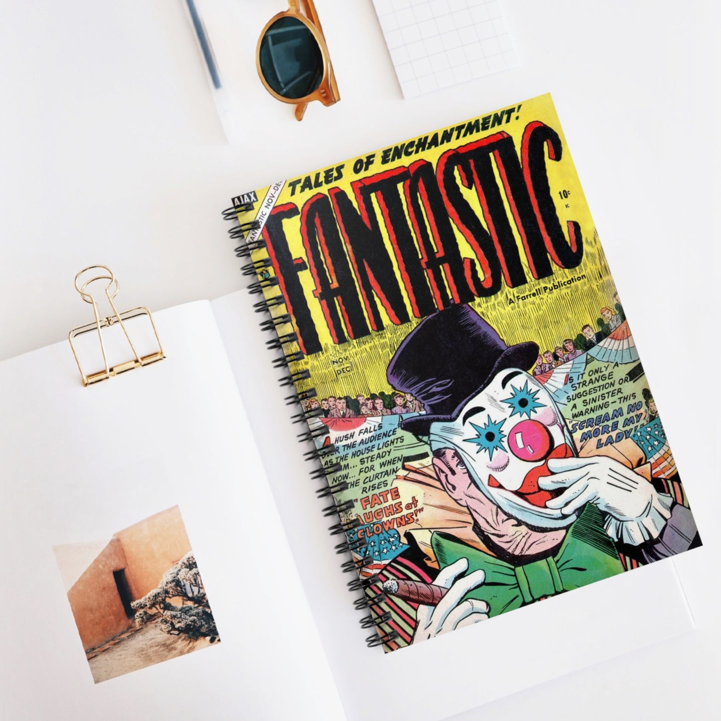 Fantastic November - December Comic Spiral Notebook