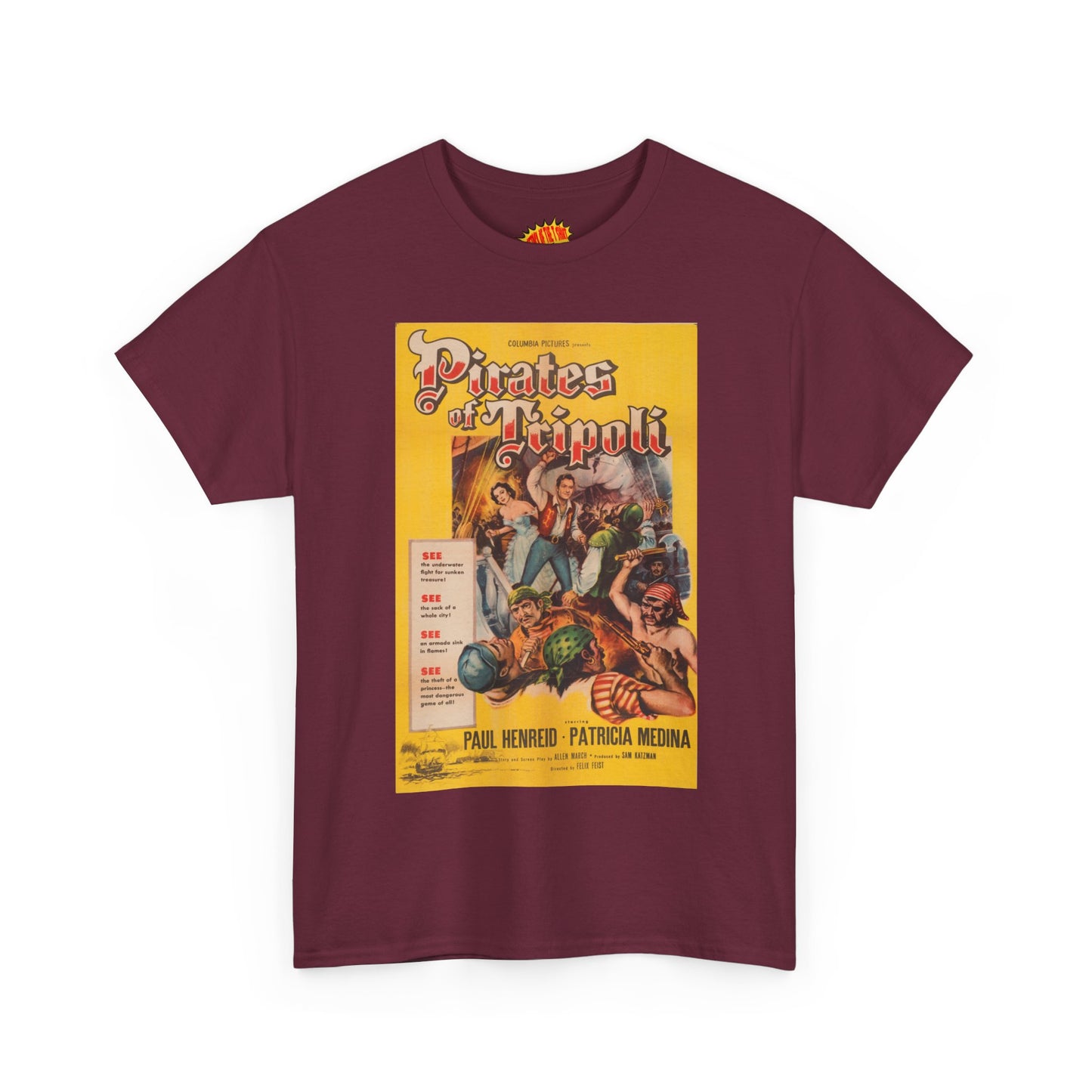 Pirates of Tripoli Movie Poster T-Shirt *Multiple Colors*