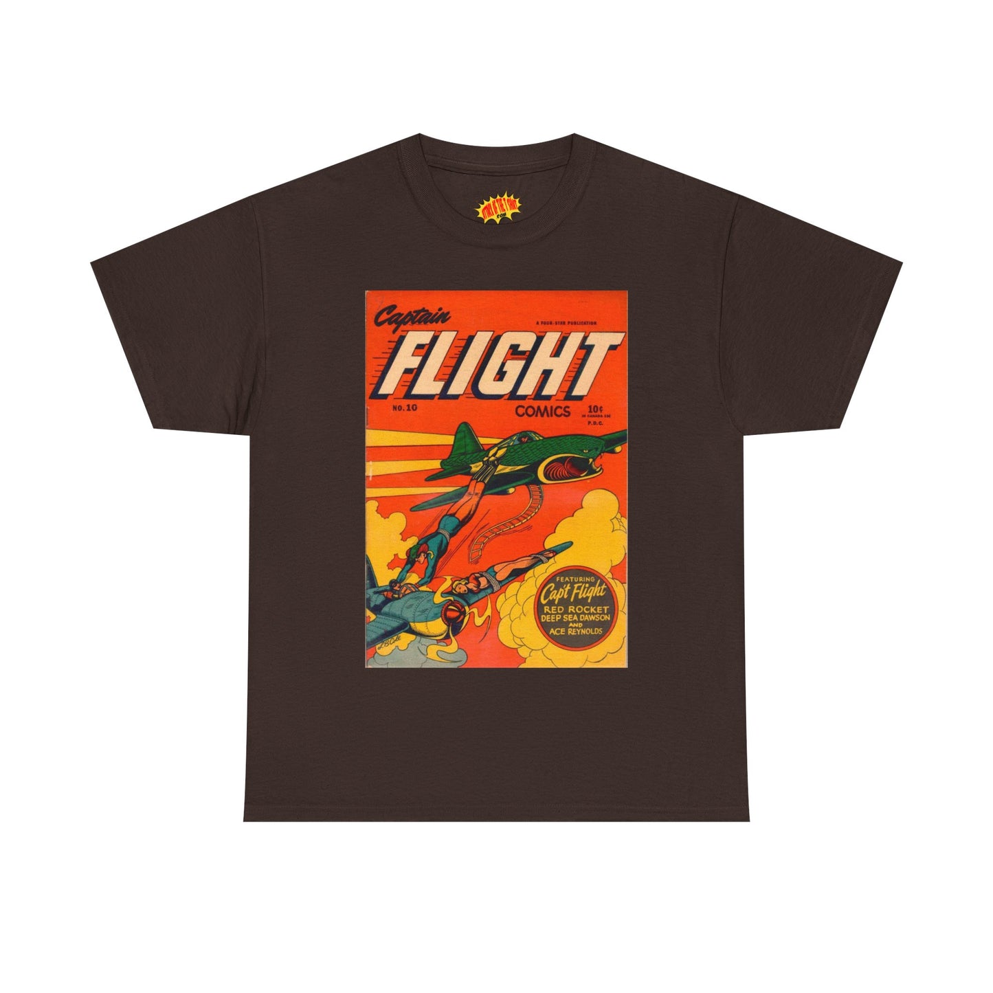 Captain Flight No. 10 Comic Tee Shirt *Multiple Colors*