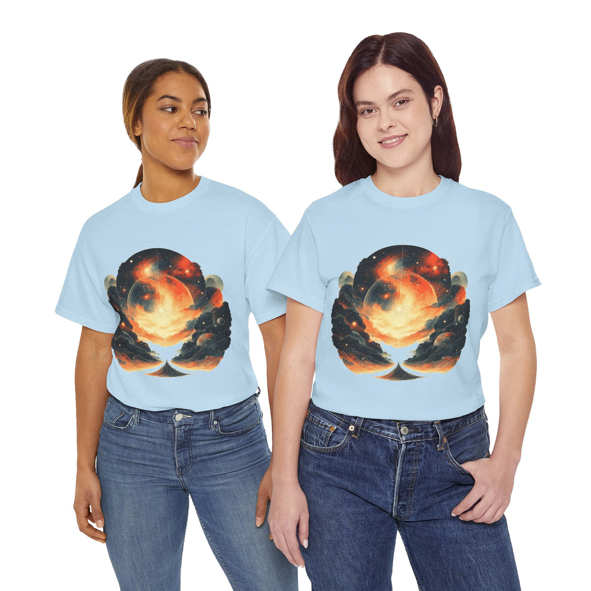 Moonscape w/Clouds Graphic Tee Shirt