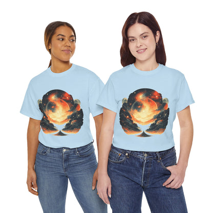 Moonscape w/Clouds Graphic Tee Shirt