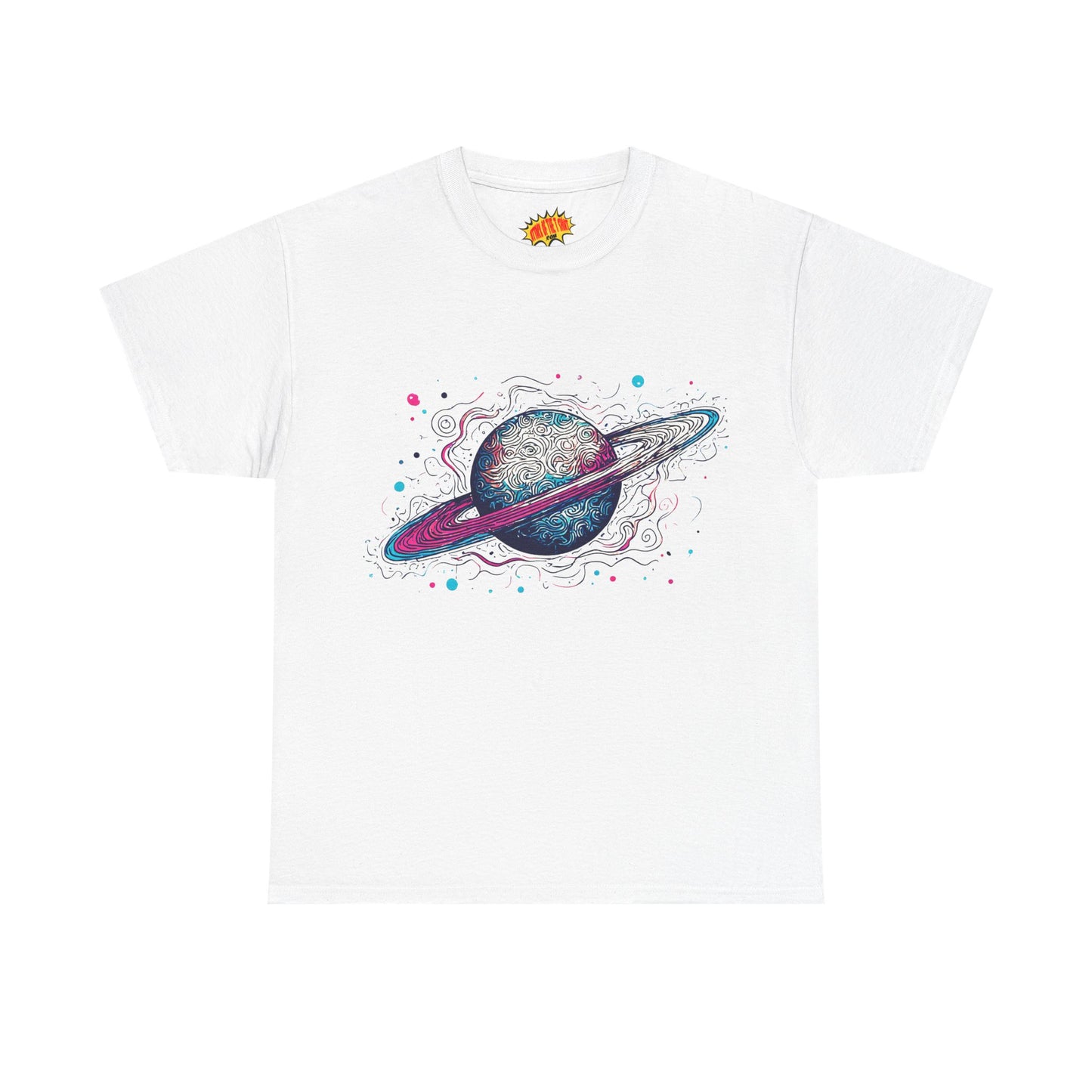 Ringed Planet Space Art Graphic Tee Shirt *Multiple Colors*